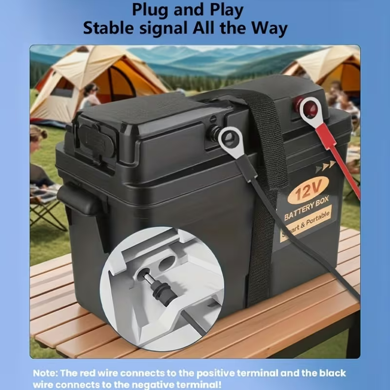 Câble d’Alimentation avec Porte-Fusible Auto 8