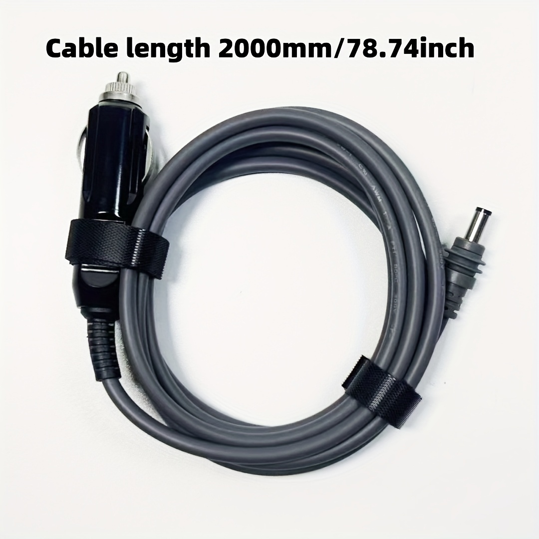 Câble d'alimentation compatible avec les accessoires Starlink Mini, 12-24V 60W, câble de puissance DC Starlink Mini, compatible avec les accessoires Starlink Mini, 18AWG, options de longueur 2m/3m/5m, noir et gris. – Image 3