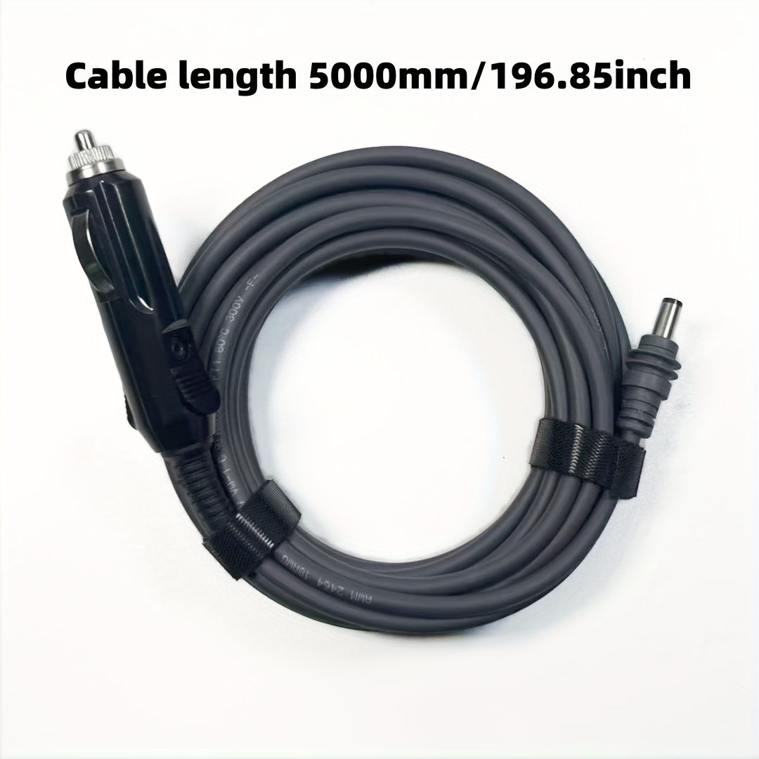 Câble d'alimentation compatible avec les accessoires Starlink Mini, 12-24V 60W, câble de puissance DC Starlink Mini, compatible avec les accessoires Starlink Mini, 18AWG, options de longueur 2m/3m/5m, noir et gris. – Image 7