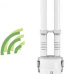 Wavlink N300 Répéteur WiFi Extérieur 2.4G – Amplificateur Longue Portée avec PoE, Antennes Haute Puissance, Idéal Jardin, Entrepôt, Site Isolé