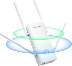 WAVLINK AX3000 WiFi 6 Répéteur Double Bande 3000 Mbps – Amplificateur WiFi avec Port Gigabit, 4 Antennes 5 dBi, Modes Répéteur/AP/Routeur/Mesh