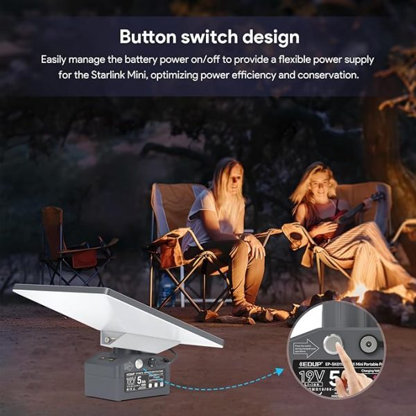 Batterie Starlink Mini 5 heures d’autonomie