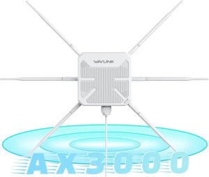 📡 Répéteur WiFi Extérieur Wavlink AX3000 WiFi 6 – Longue Portée, Mesh & PoE